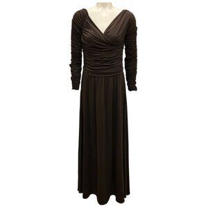 Altuzarra Sable Ruched Long Sleeved Jersey Charlotte Dress